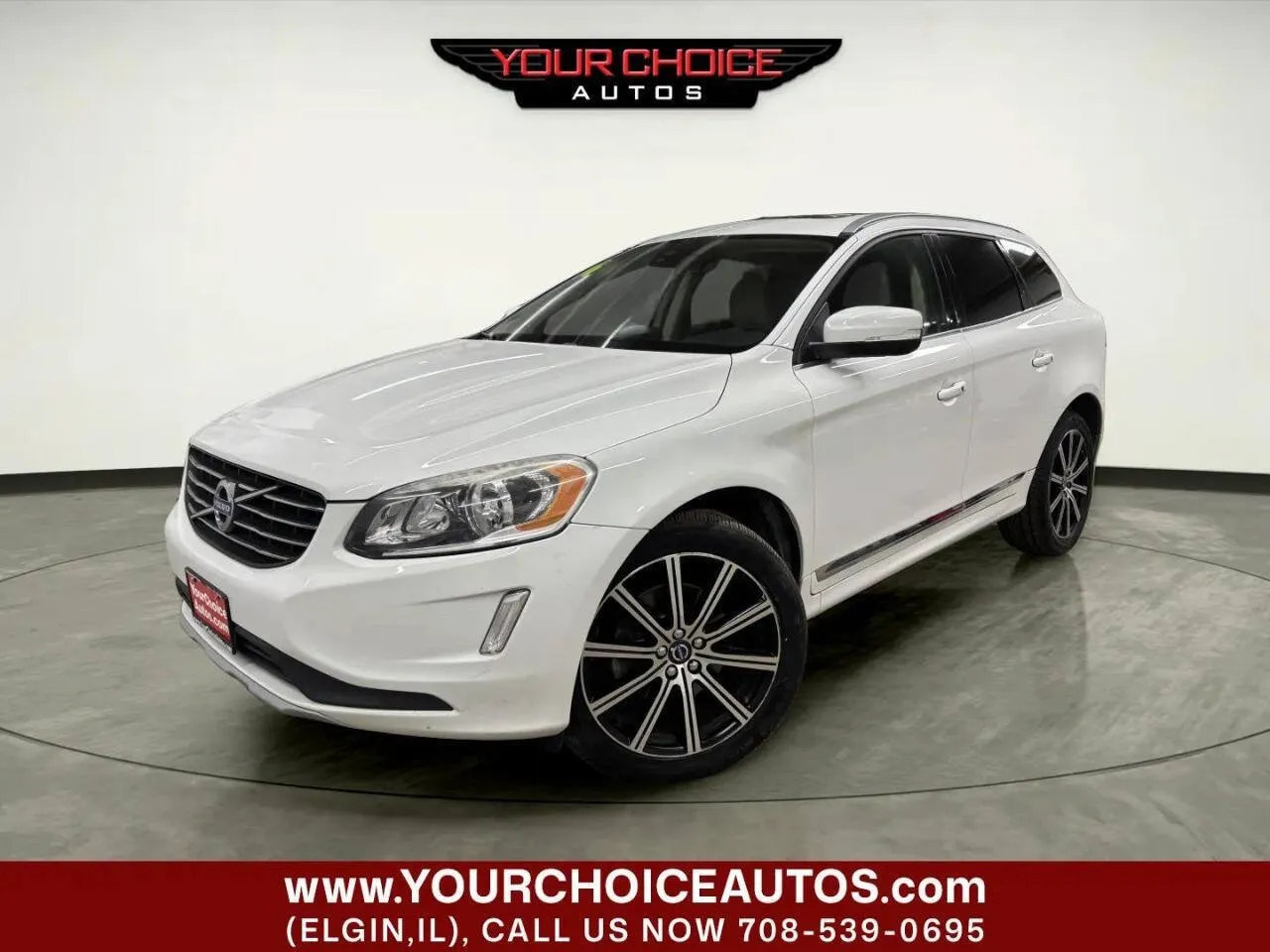 White 2016 Volvo XC60 T5 Drive-E Premier for sale in Elgin, IL