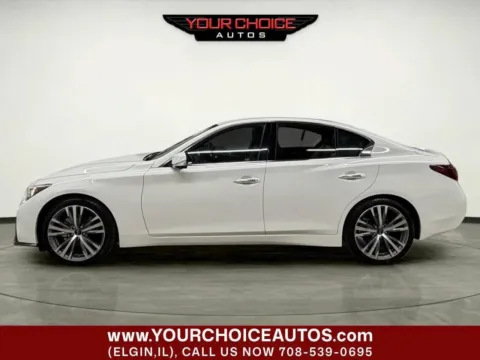 Photos of 2021 INFINITI Q50 3.0t SENSORY for sale in Elgin, IL at Your Choice Autos - Elgin
