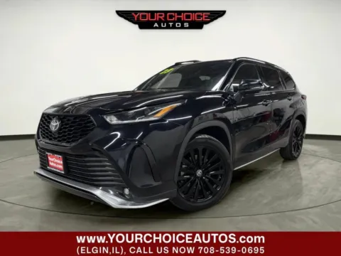 Black 2023 Toyota Highlander XSE AWD 4dr SUV for sale in Elgin, IL