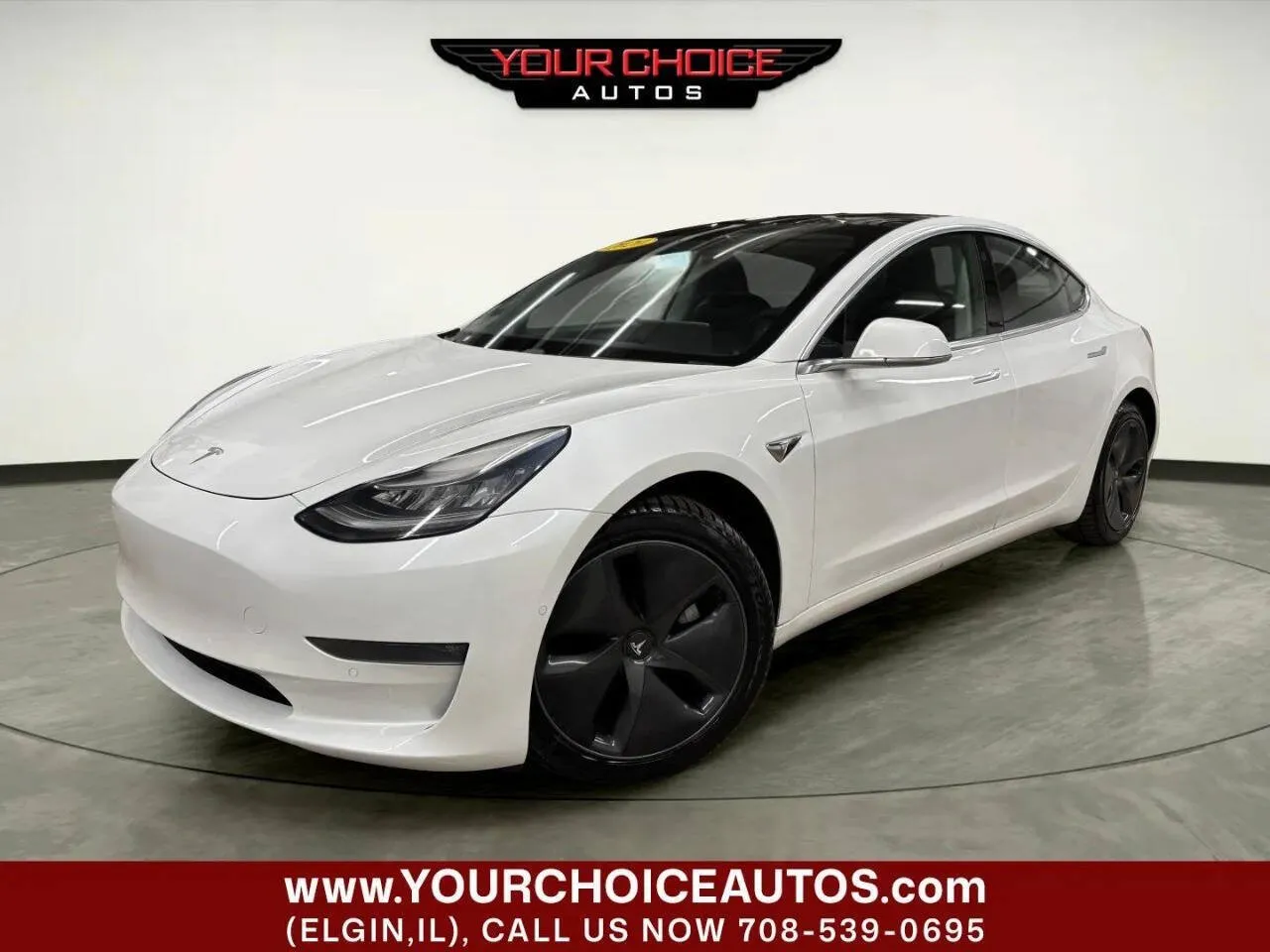 White 2020 Tesla Model 3 Long Range for sale in Elgin, IL