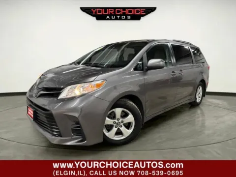 Gray 2019 Toyota Sienna LE 8 Passenger 4dr Mini Van for sale in Elgin, IL