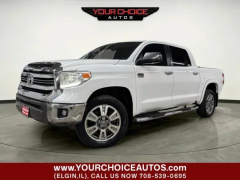 White 2017 Toyota Tundra 1794 Edition 4x4 4dr CrewMax Cab Pickup SB (5.7L V8 FFV) for sale in Elgin, IL
