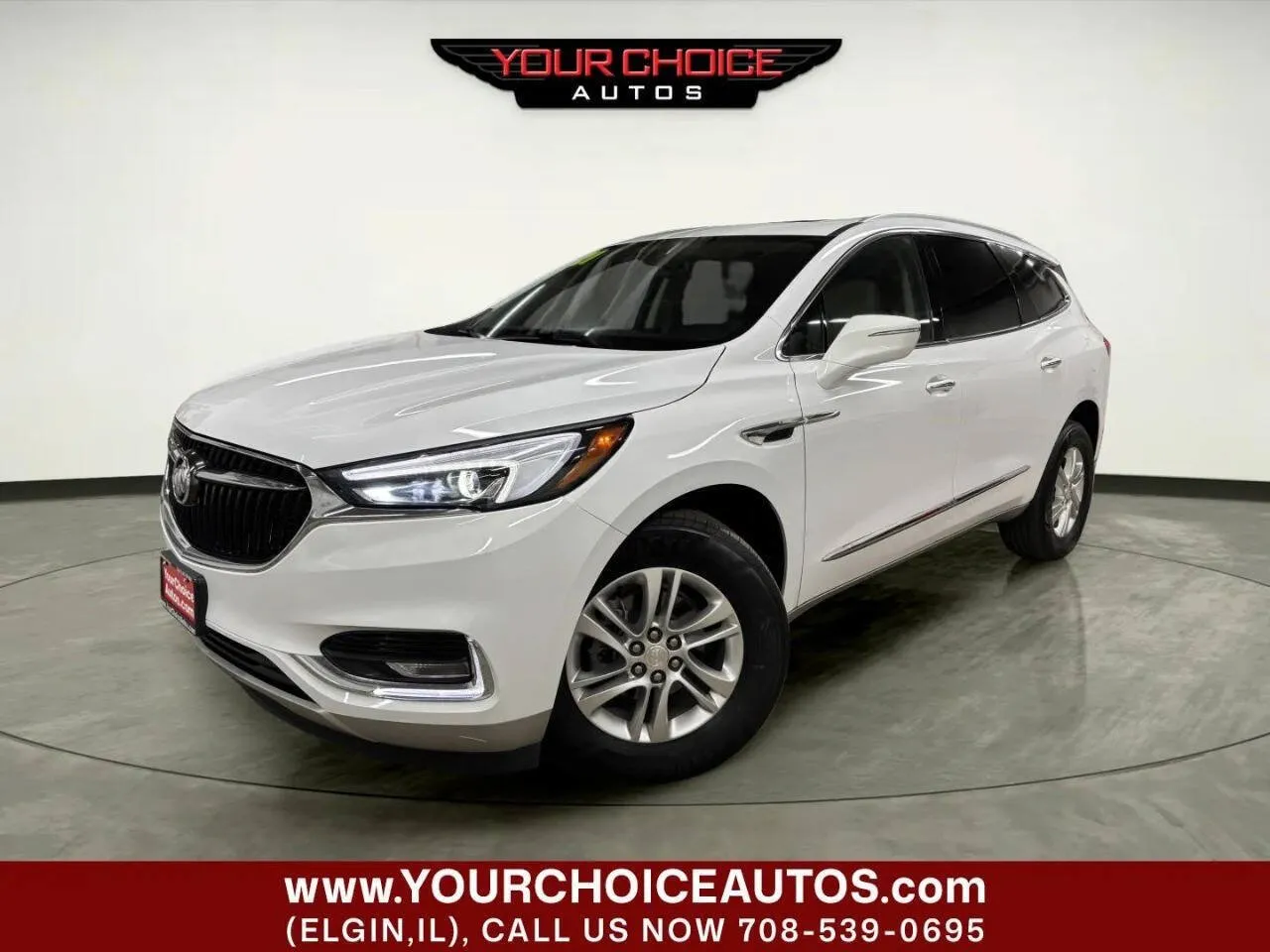 White 2021 Buick Enclave Essence for sale in Elgin, IL