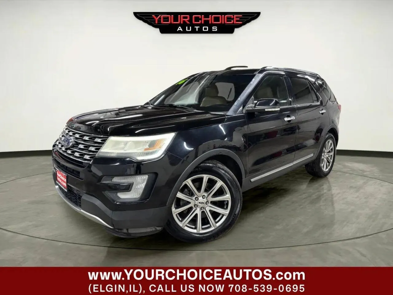 Black 2016 Ford Explorer Limited for sale in Elgin, IL