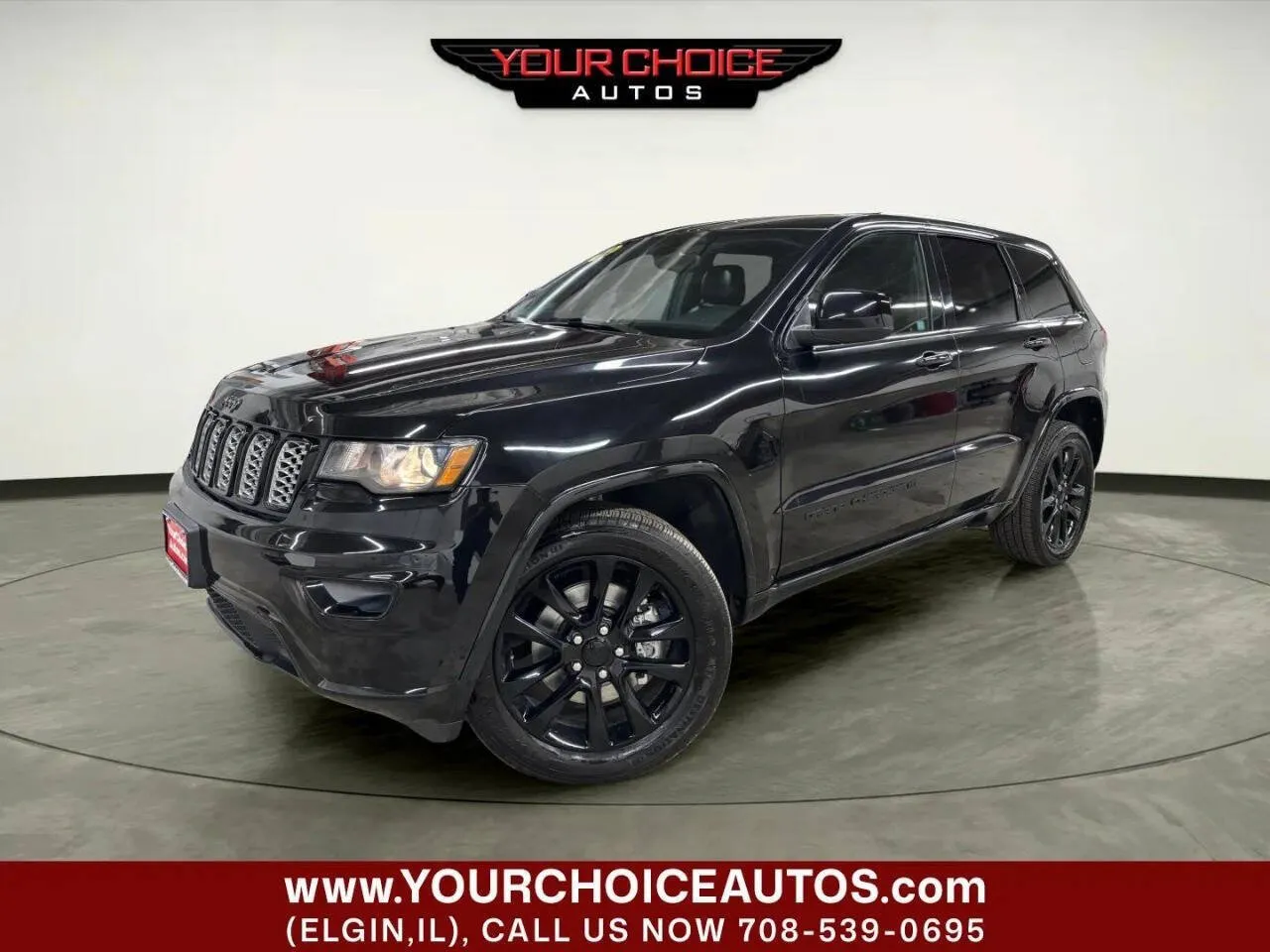 Black 2022 Jeep Grand Cherokee WK Laredo X for sale in Elgin, IL