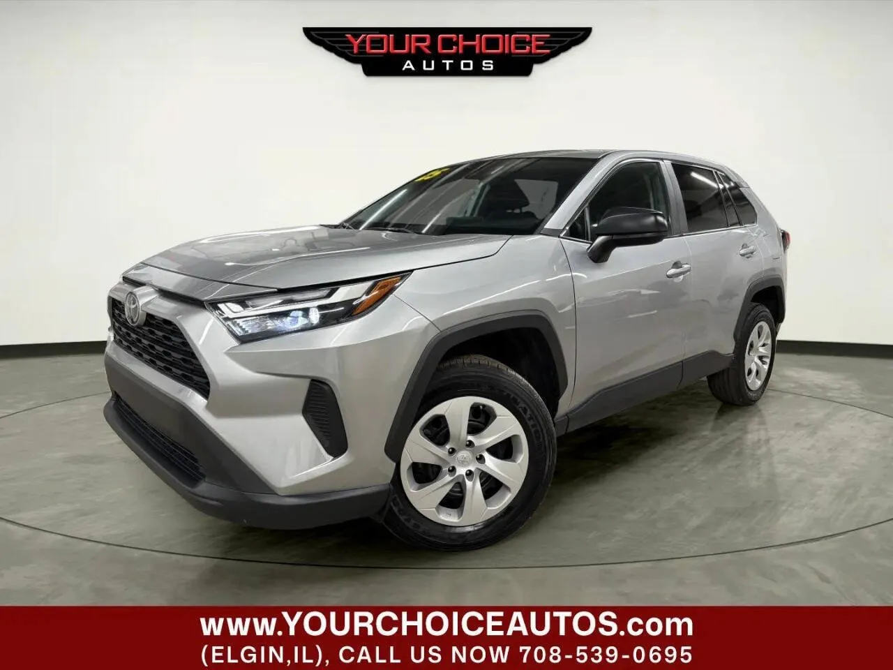 Silver 2025 Toyota RAV4 LE for sale in Elgin, IL