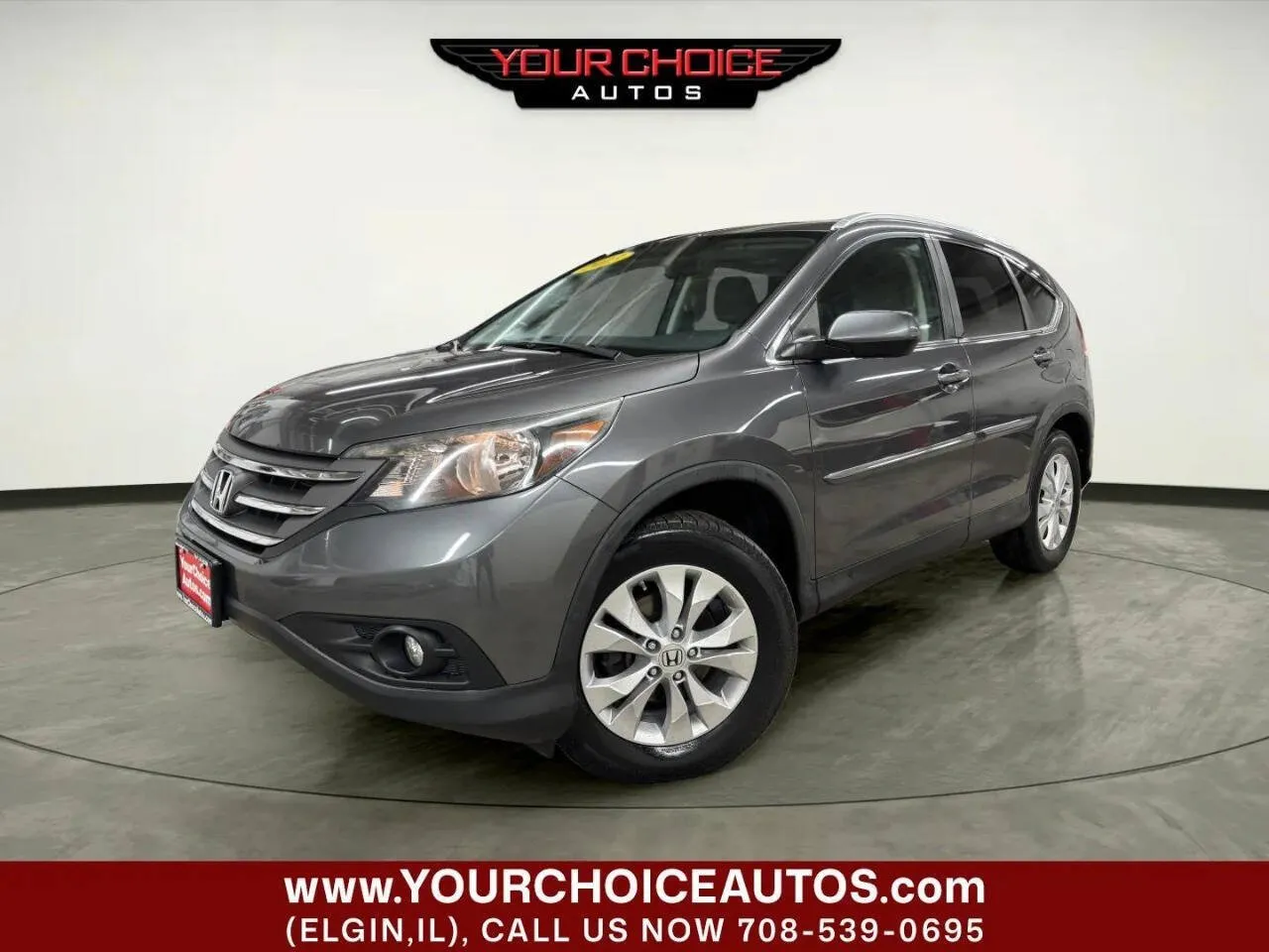 Gray 2013 Honda CR-V EX-L for sale in Elgin, IL