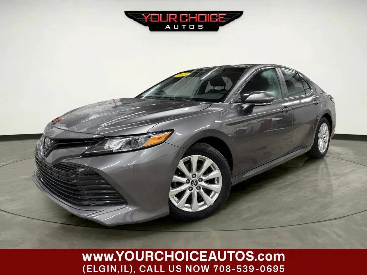 Gray 2019 Toyota Camry LE 4dr Sedan for sale in Elgin, IL