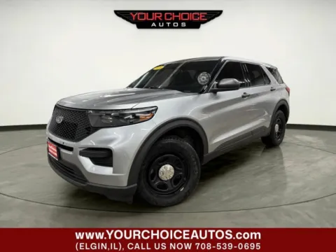 Gray 2020 Ford Police Interceptor Utility AWD 4dr SUV for sale in Elgin, IL