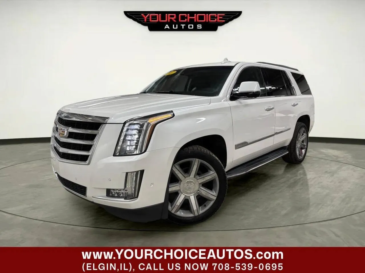 White 2017 Cadillac Escalade Luxury for sale in Elgin, IL