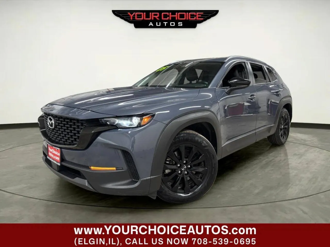Gray 2025 Mazda CX-50 2.5 S Preferred Package for sale in Elgin, IL
