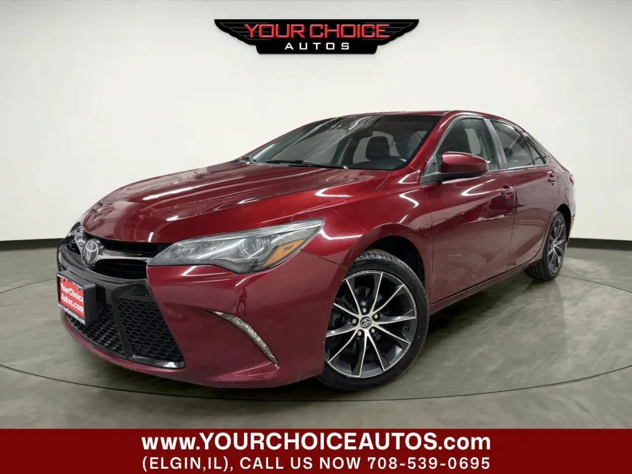 Red 2015 Toyota Camry XSE V6 4dr Sedan for sale in Elgin, IL