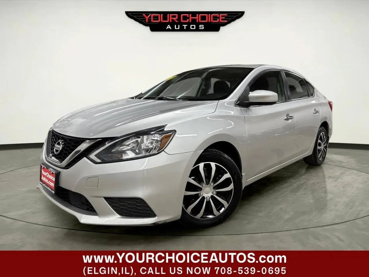 Silver 2019 Nissan Sentra S for sale in Elgin, IL