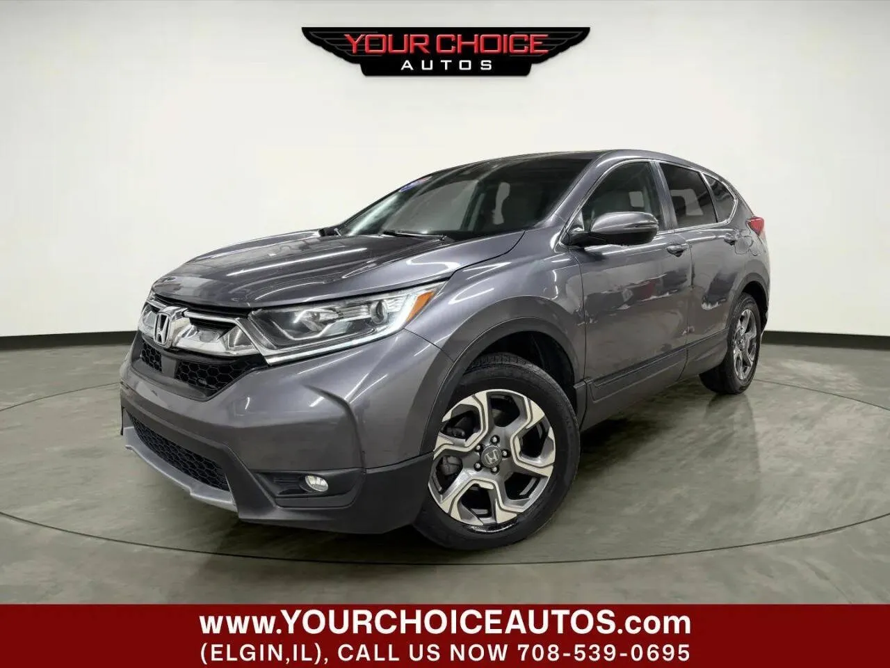 Gray 2017 Honda CR-V EX for sale in Elgin, IL