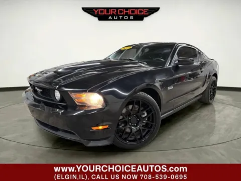 Black 2012 Ford Mustang GT 2dr Fastback for sale in Elgin, IL