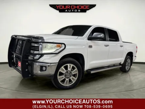 White 2016 Toyota Tundra 4WD Truck 1794 Edition 4x4 4dr CrewMax Cab Pickup SB (5.7L V8 FFV) for sale in Elgin, IL