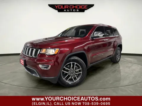 Red 2021 Jeep Grand Cherokee Limited for sale in Elgin, IL