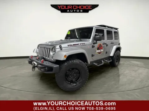 Silver 2016 Jeep Wrangler Unlimited Rubicon Hard Rock for sale in Elgin, IL