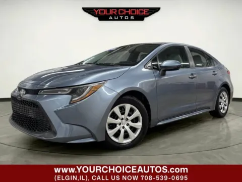 Blue 2020 Toyota Corolla LE for sale in Elgin, IL