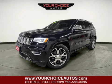 Black 2020 Jeep Grand Cherokee Overland for sale in Elgin, IL