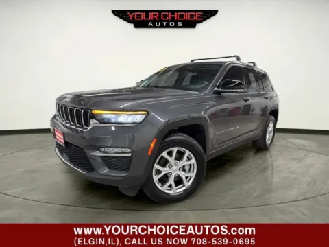 Gray 2022 Jeep Grand Cherokee Limited for sale in Elgin, IL
