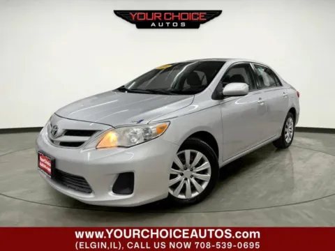 Silver 2012 Toyota Corolla LE 4dr Sedan 4A for sale in Elgin, IL
