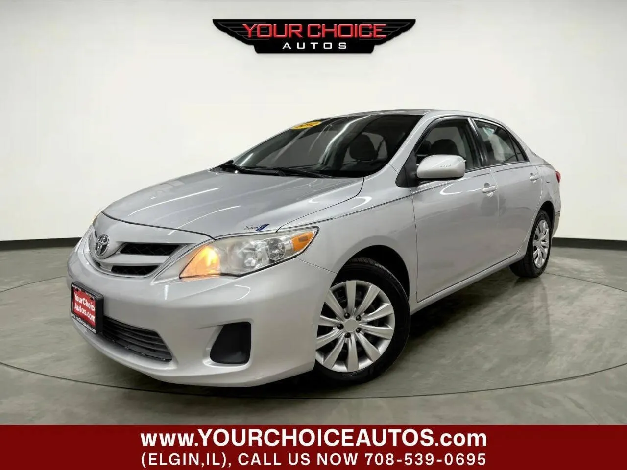 Silver 2012 Toyota Corolla LE 4dr Sedan 4A for sale in Elgin, IL