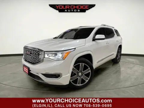 White 2017 GMC Acadia Denali for sale in Elgin, IL