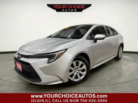 Silver 2024 Toyota Corolla LE 4dr Sedan for sale in Elgin, IL