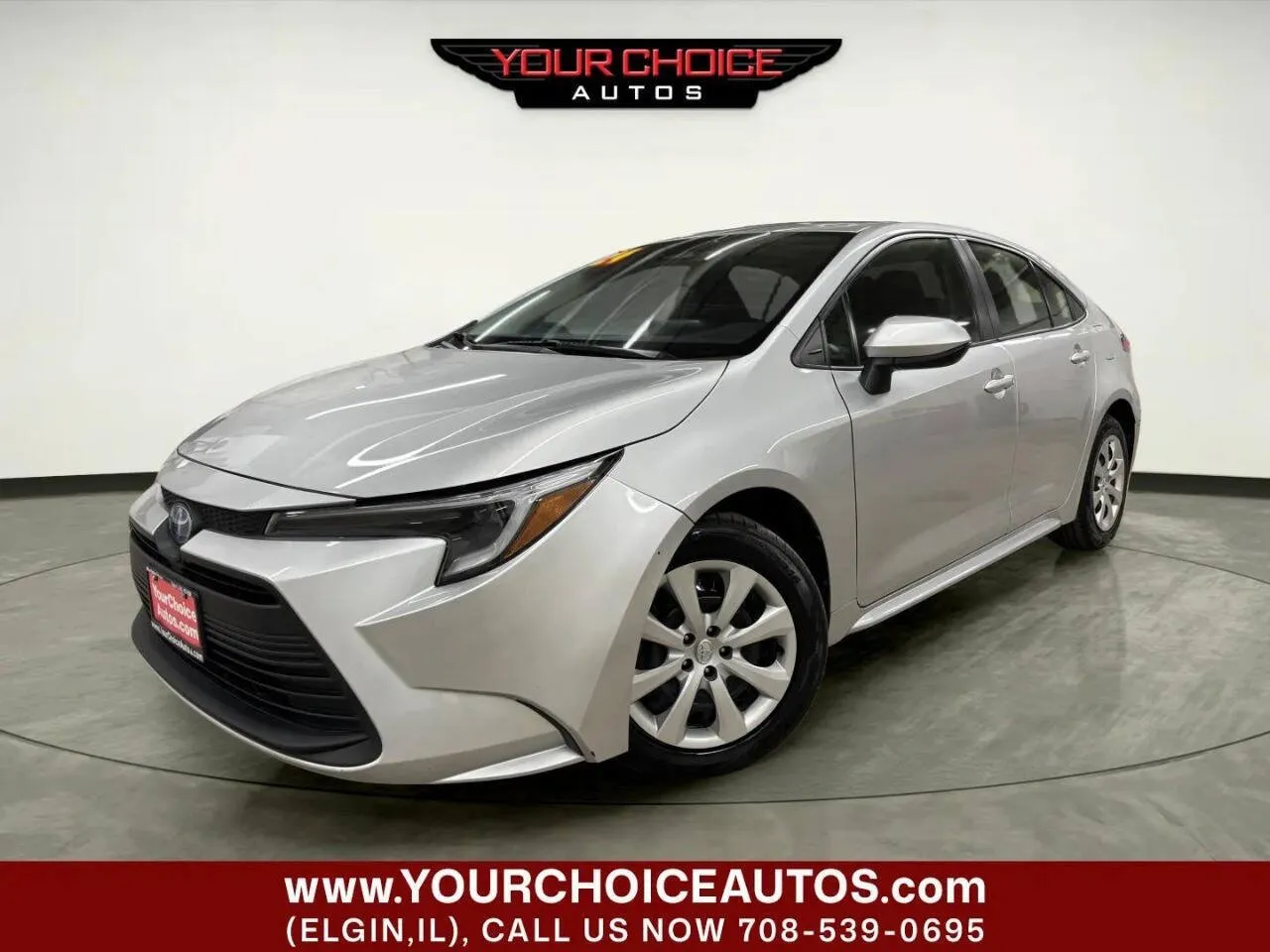 Silver 2024 Toyota Corolla LE 4dr Sedan for sale in Elgin, IL