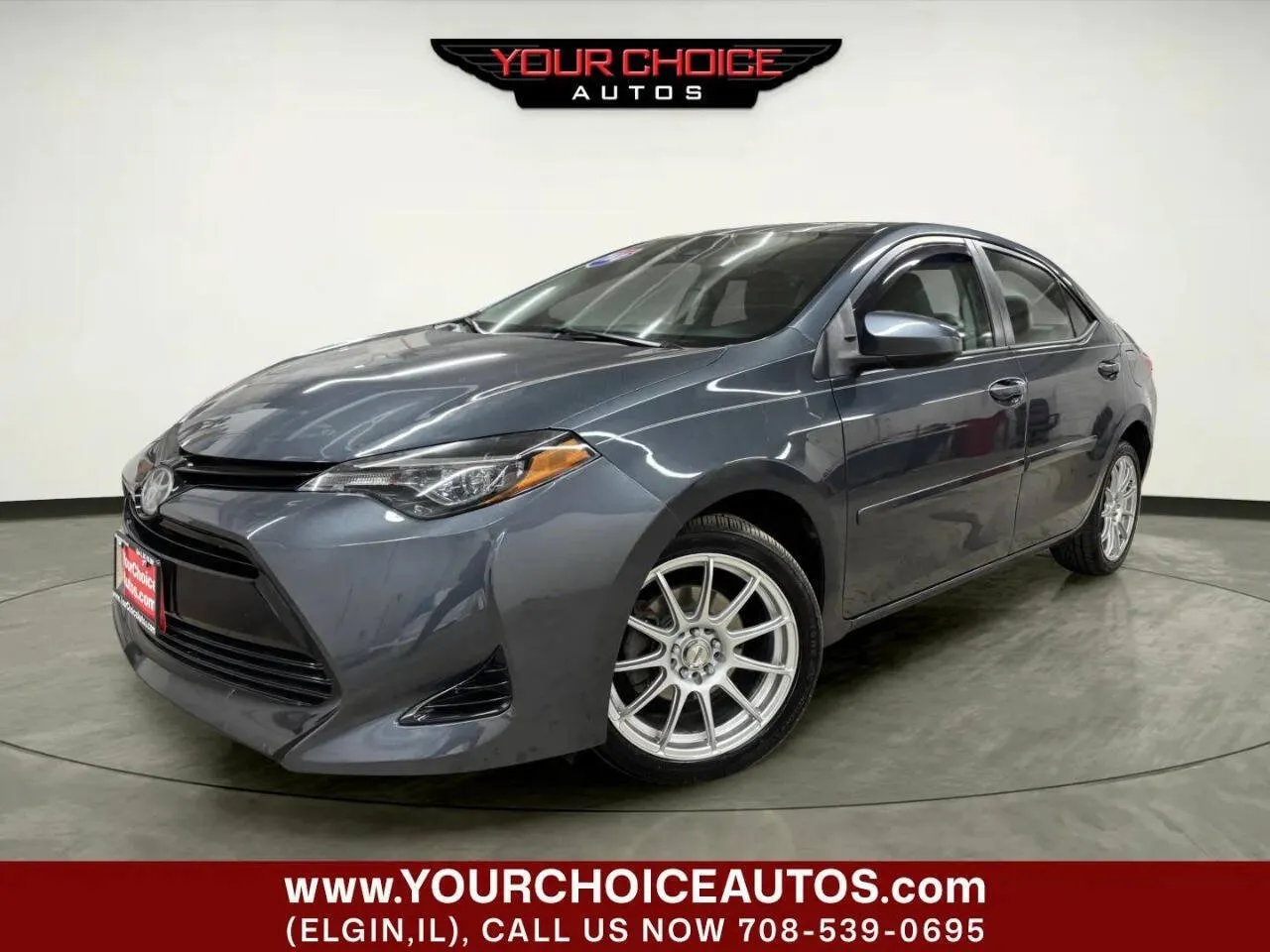 Gray 2018 Toyota Corolla LE 4dr Sedan for sale in Elgin, IL
