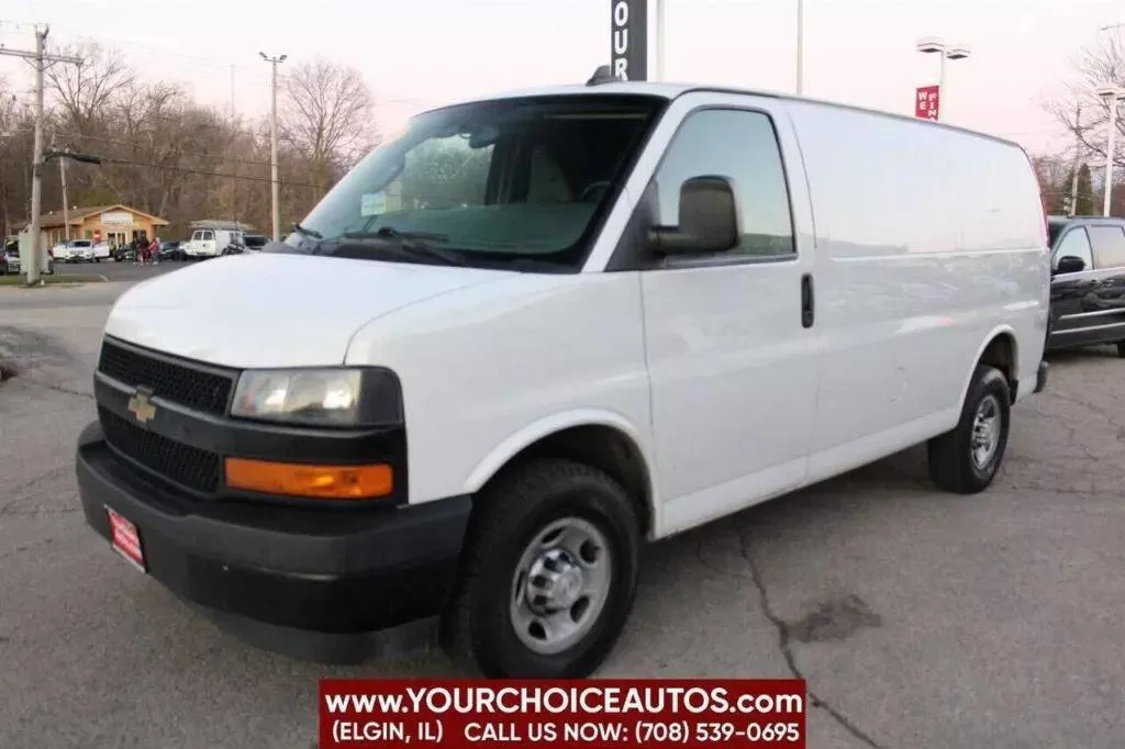 White 2018 Chevrolet Express Cargo Van 2500 3dr Cargo Van for sale in Elgin, IL