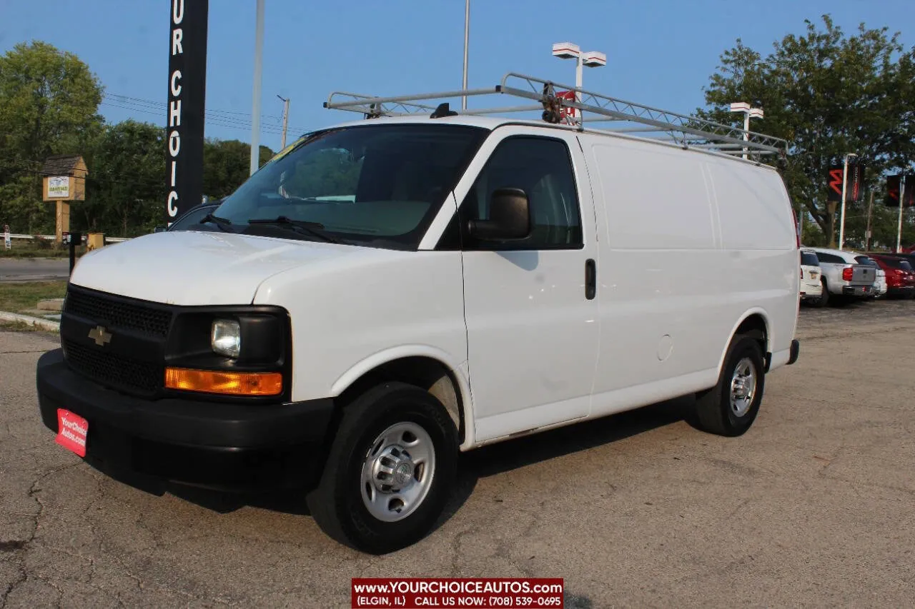 White 2016 Chevrolet Express Cargo Van 2500 3dr Cargo Van w/1WT for sale in Elgin, IL