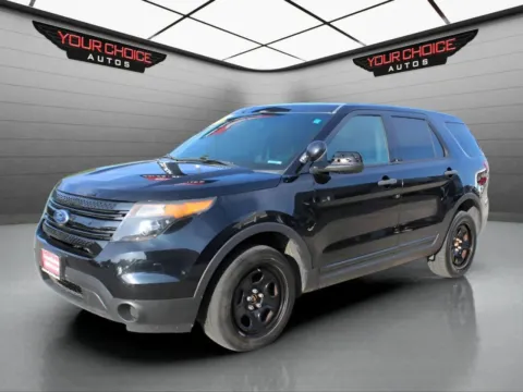 Black 2015 Ford Utility Police Interceptor Police Interceptor Utility AWD 4dr SUV for sale in Elgin, IL