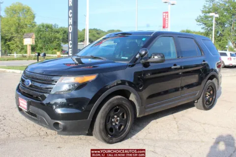 Black 2015 Ford Utility Police Interceptor Police Interceptor Utility AWD 4dr SUV for sale in Elgin, IL