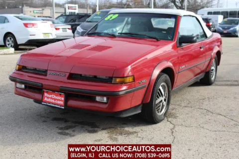 Red 1989 Pontiac Sunbird GT for sale in Elgin, IL