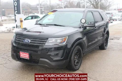 Black 2019 Ford Police Interceptor Utility AWD 4dr SUV for sale in Elgin, IL