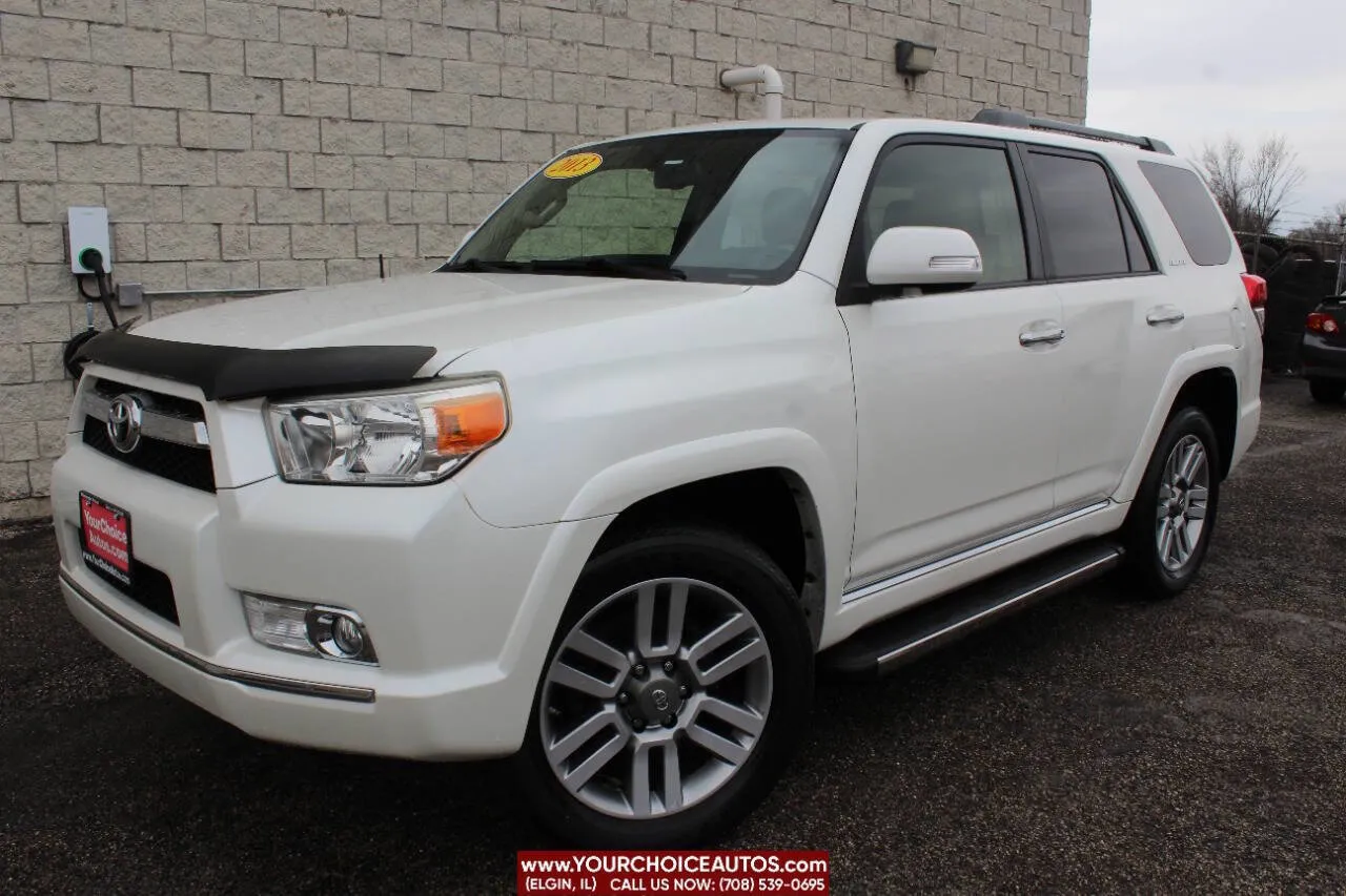 White 2013 Toyota 4Runner Limited AWD 4dr SUV for sale in Elgin, IL
