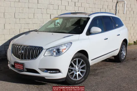 White 2017 Buick Enclave Leather for sale in Elgin, IL