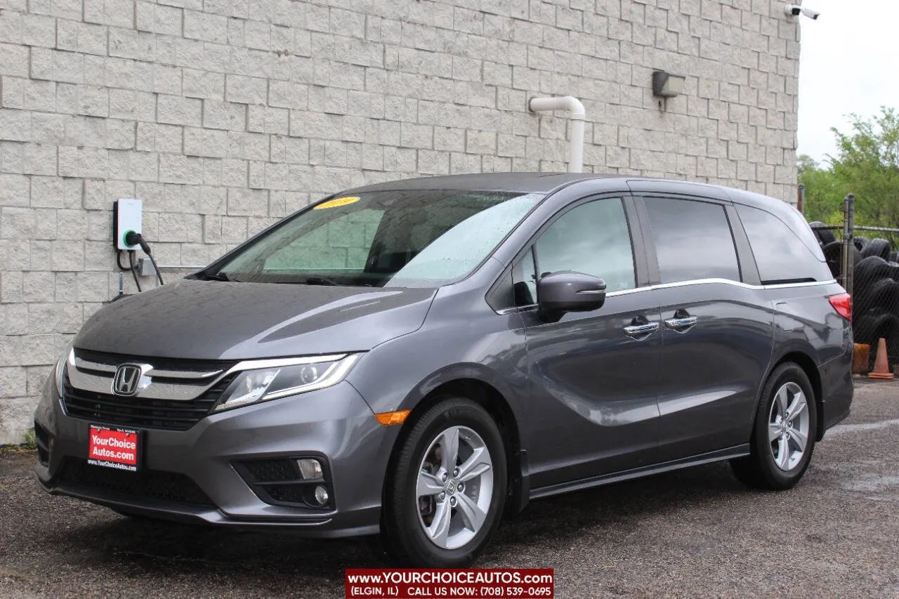 Gray 2019 Honda Odyssey EX L w/Navi w/RES 4dr Mini Van and RES for sale in Elgin, IL