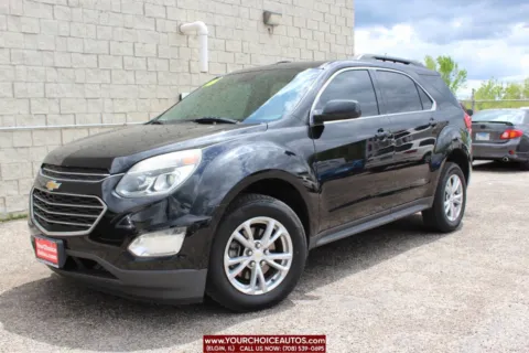 Black 2016 Chevrolet Equinox LT for sale in Elgin, IL