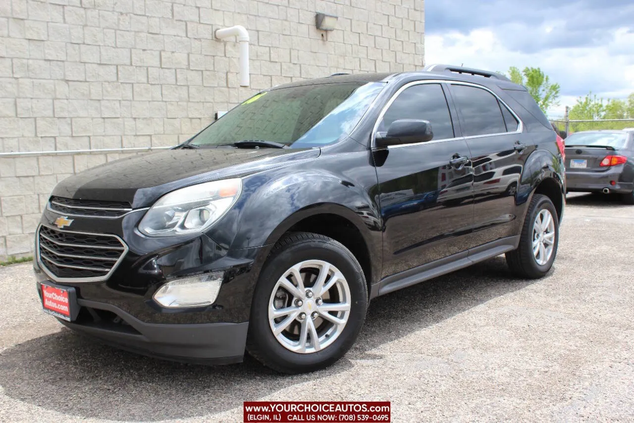 Black 2016 Chevrolet Equinox LT for sale in Elgin, IL