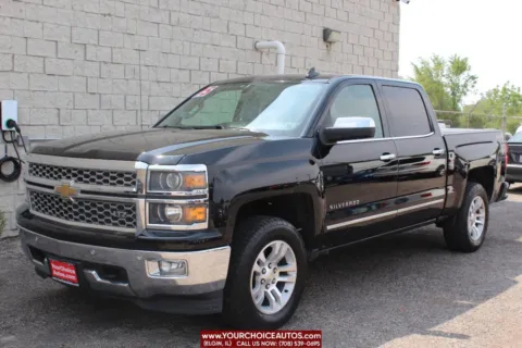 Black 2015 Chevrolet Silverado 1500 LTZ for sale in Elgin, IL