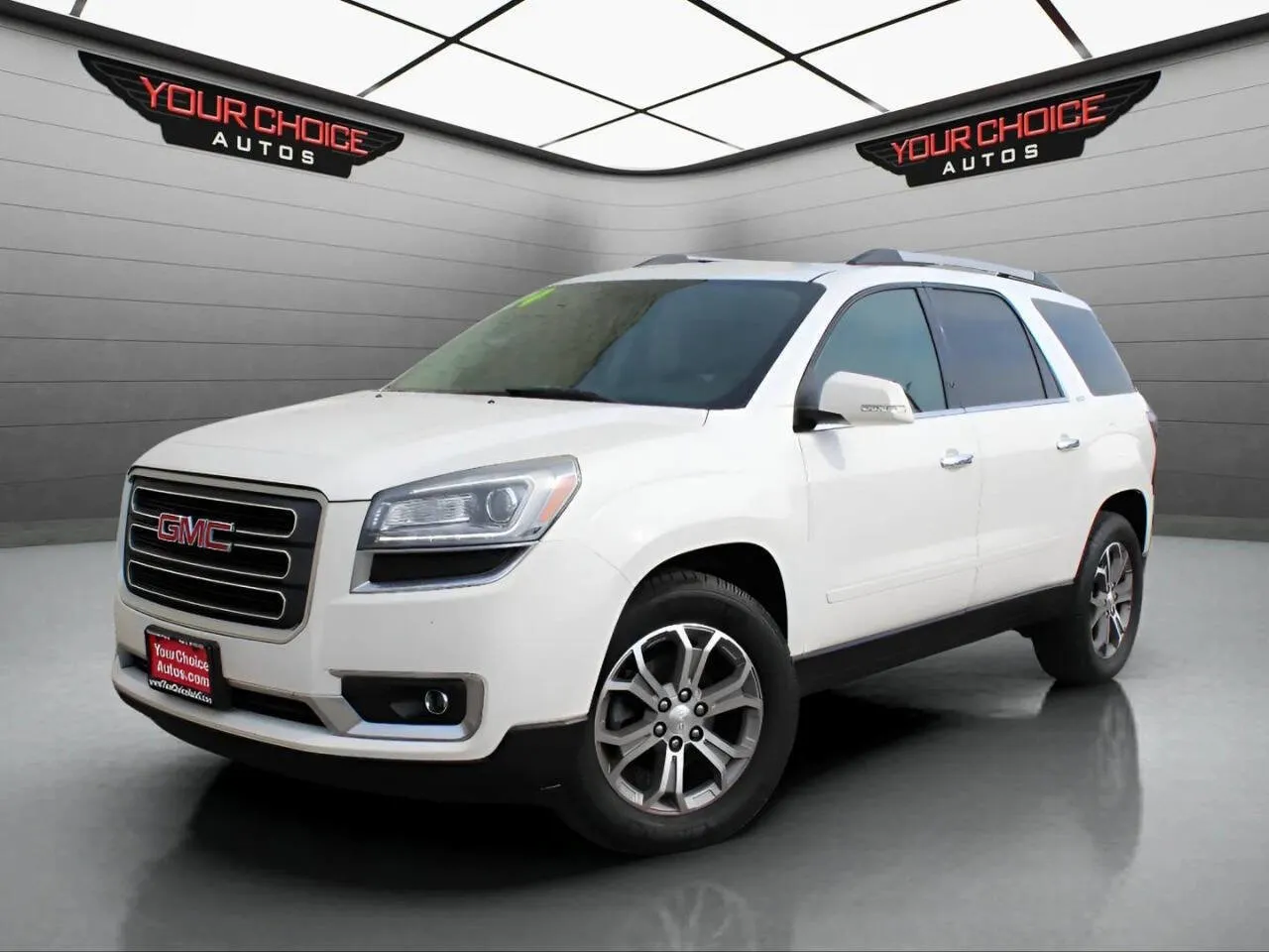 White 2014 GMC Acadia SLT for sale in Elgin, IL