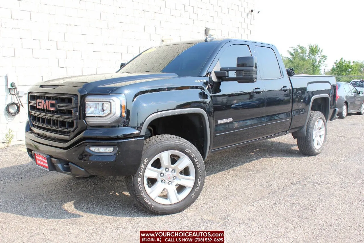 Black 2019 GMC Sierra 1500 Limited Base 4x4 4dr Double Cab 6.5 ft. SB for sale in Elgin, IL