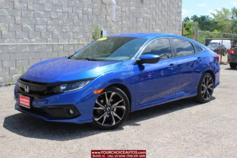 Blue 2019 Honda Civic Sedan Sport for sale in Elgin, IL