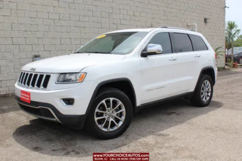 White 2015 Jeep Grand Cherokee Limited for sale in Elgin, IL