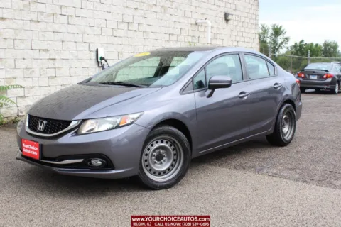 Gray 2015 Honda Civic Sedan EX-L for sale in Elgin, IL