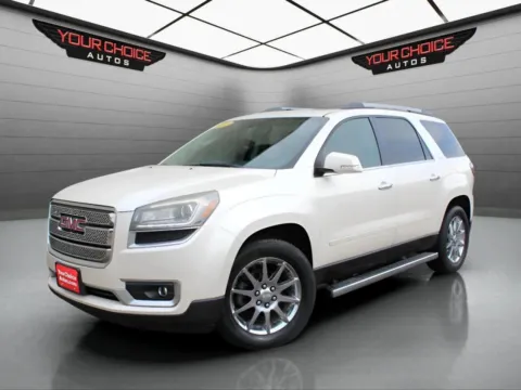 White 2013 GMC Acadia SLT for sale in Elgin, IL