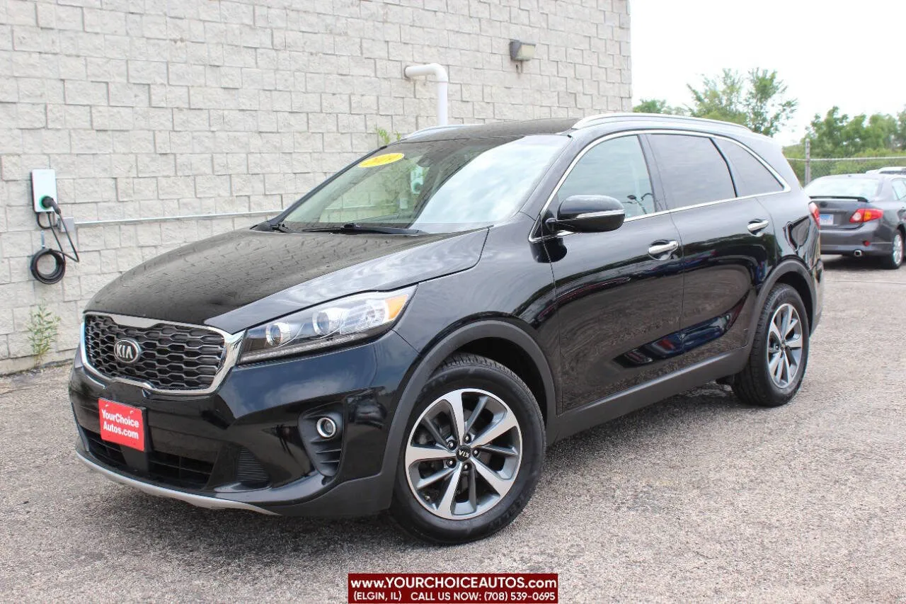Black 2019 Kia Sorento EX V6 for sale in Elgin, IL
